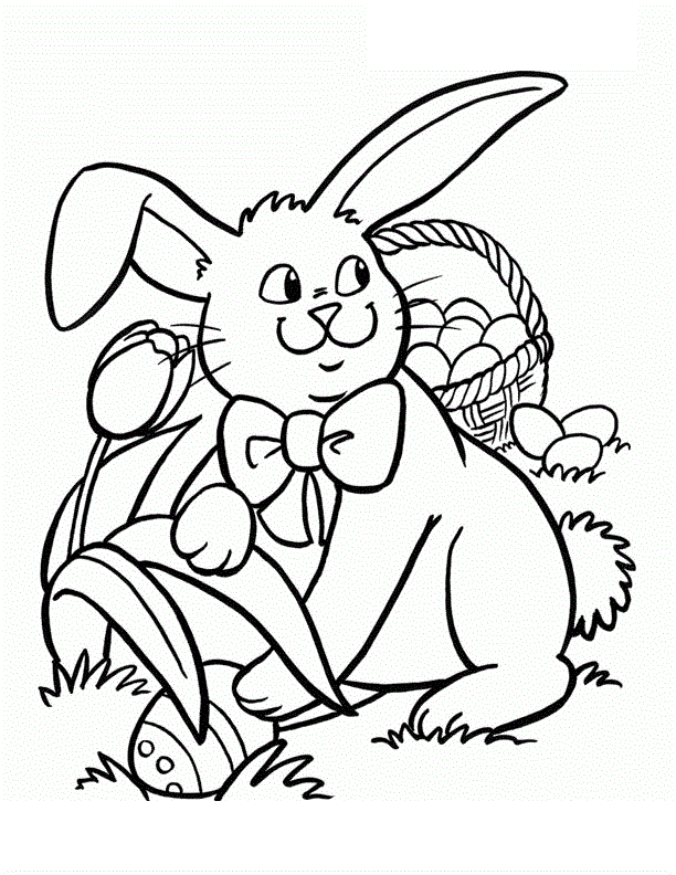 Coloring Pages for Easter Bunny